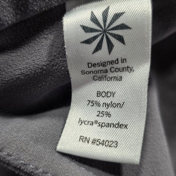 Athleta Leggings Womens Medium Gray High Rise Workout Yoga Pants Nylon Spandex - Picture 6 of 10
